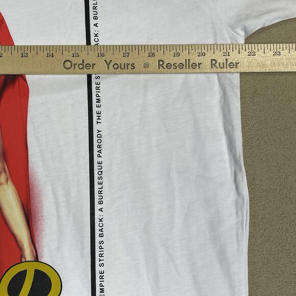 Giant Panda King T Shirt Mens‎ L White Star Wars The Empire Stripes Back Graphic - Picture 4 of 7